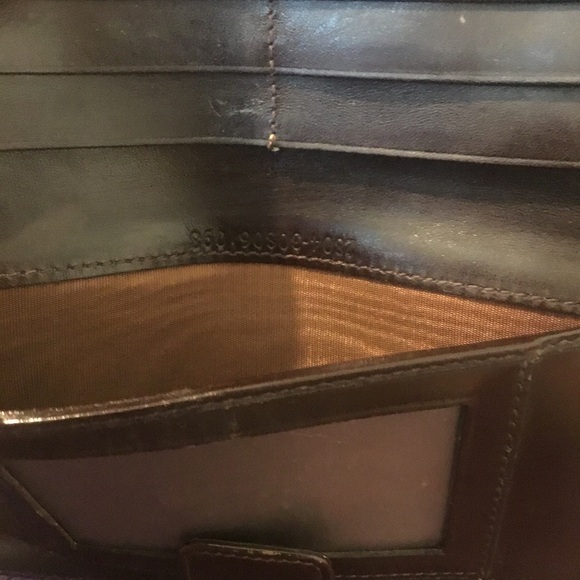 Vintage Authentic FENDI Zucca Bifold Long Wallet Brown Canvas/Leather - Picture 5 of 16